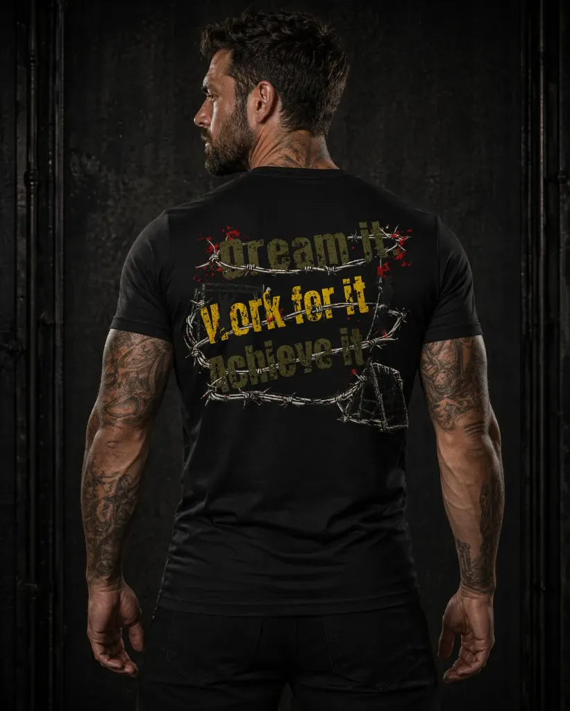 UNBROKEN Active Sports-T for Men – OCR Edition | Dream It. Work For It. Achieve It.